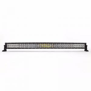 China Best Sales 40000 Lumens Aluminum material Dual Row Black Auto LED Light Bar on sale