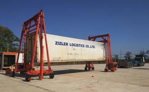 Quality 30t Gantry Mobile Container Crane Lift , Truck Mounted Shipping Container Crane for sale