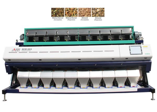 Buy Precise Solenoid Valve Peanut Color Sorter With Image Processing System at wholesale prices