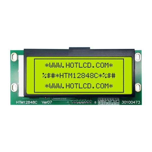 Buy 128x48 Matrix Graphic LCD Module With SPI Interface HTM12848C at wholesale prices