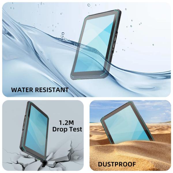 Vibration Resistant Touch Screen Tablet Waterproof Rugged Tablet For Warehouse