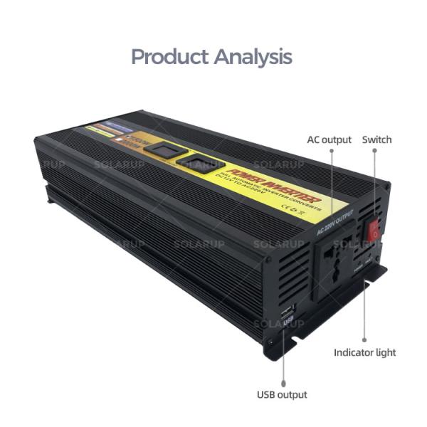 1.5KW All In One Solar Inverter With Inbuilt Batteries MPPT Gybrid Solar Inverter Pure Sine Wave 12V