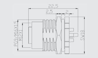 Waterproof Male Female Waterproof Connector Mini Y Splitter A Code 3pin 4pin M12 Y-Type Plug 1 Turn 2 Connector