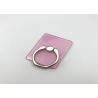 Pink Color Mobile Phone Ring Stand Holder Adjustable Angle Anti Drop Removable for sale