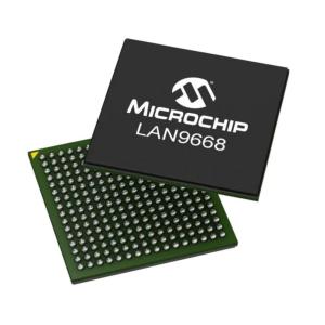 Quality LAN9668/9MX Integrated Circuits ICs , 8 Port Ethernet Switch IC With Cortex A7 CPU 0C To +70C for sale