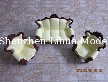 ceramic craft sofa---model scale sofa, architectural model materials,model furniture,1/25
