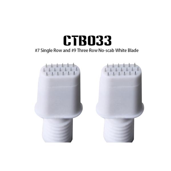 Microblading Needles , #7 Single Row and #9 Three Row No-scab White Blade