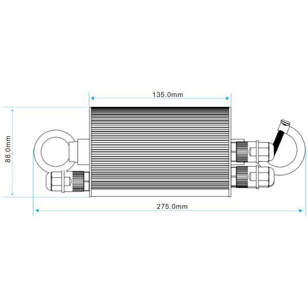 LED Emergency Driver Battery Back Up IP66 Backup Ballast for High Bay Light Triproof Light