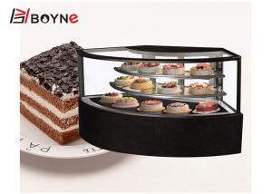 Quality Commercial Cake Display Case Air Cooling Fan Shaped Cake Chiller Showcase for sale