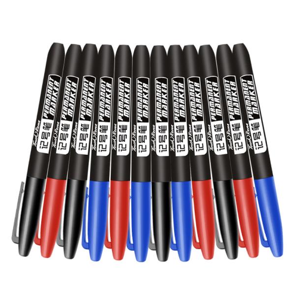 Paper Writing Medium Gel-Ink Permanent Marker Pen with Fast Drying Ink and Single Head Design