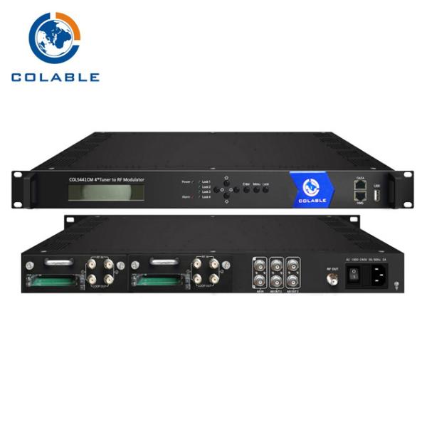 Buy CATV System Tuner to RF Transmodulator 4 CH CAM DVB T2 DVB T to DVB C Converter at wholesale prices