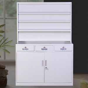Quality Stainless Steel Medicine Display Cabinet 0.5mm Thickness With Swing Door for sale