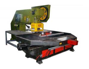 Quality CNC Sheet Metal Punching Machine High Efficiency With Feeding Platform for sale