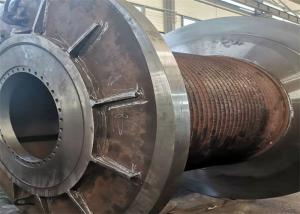 Quality Large Crane Fittings Main Parts Grooved Winch Drum Alloy Steel Q335b for sale