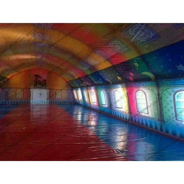 Temporary White Inflatable Event Tent For Putdoor Football Sport Playground