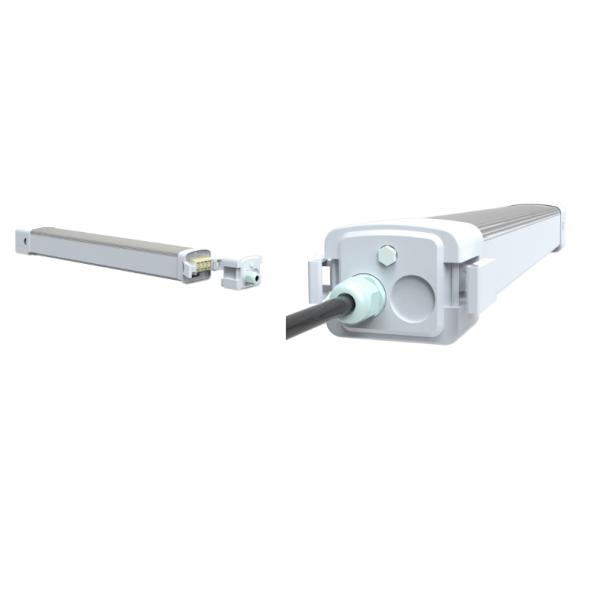Linear Weatherproof LED Fitting Ceiling Mounted 120LM/W For Commercial Shop