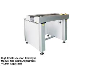 Quality Max 100VA Visual Inspection Conveyor Modular Design With Manual Rail Width Adjustment for sale