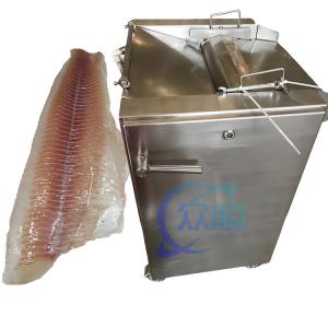China Electric Salmon Fish Skinning Machine Multifunctional 15-30Pcs/Min on sale