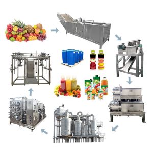 Quality Vegetable juice production line equipment Automated complete processing equipment Free planning for sale