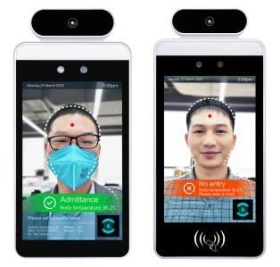 Buy Facial Recognition And Body Temperature Testing 8 Inch Device With Software For Access Control at wholesale prices