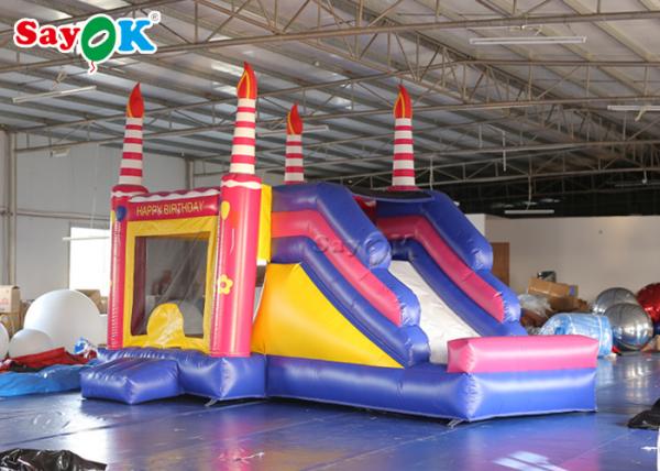 Buy Inflatable Jumping Bouncer Inflatable Bouncers Slide Birthday Bounce House For Entertainment at wholesale prices