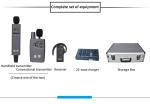 Two Transmitter Types Available and No In-Ear Receiver To Wear. Receiving range
