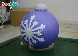 Quality Custom 3m 10ft Garden Xmas Decorated Inflatable Ball For Holiday for sale