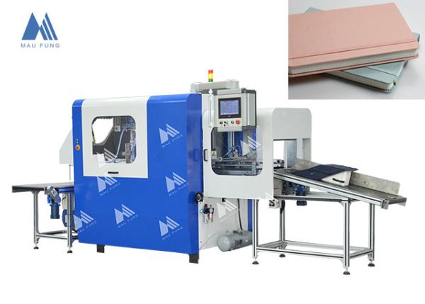 Buy Fully Auto Hard Cover Elastic Band Applying Machine For Notebook Elastic Band Binding MF-FEM450 at wholesale prices