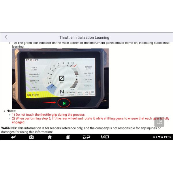 OBDSTAR MOTOMASTER Motorcycle Scanner