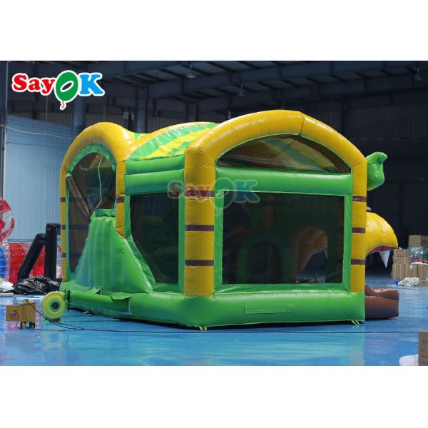Animal Theme Lion Inflatable Bouncy Castle Slide