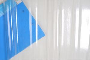 Quality Waterproof  3mm 4mm FRP Transparent Roofing Sheets for sale