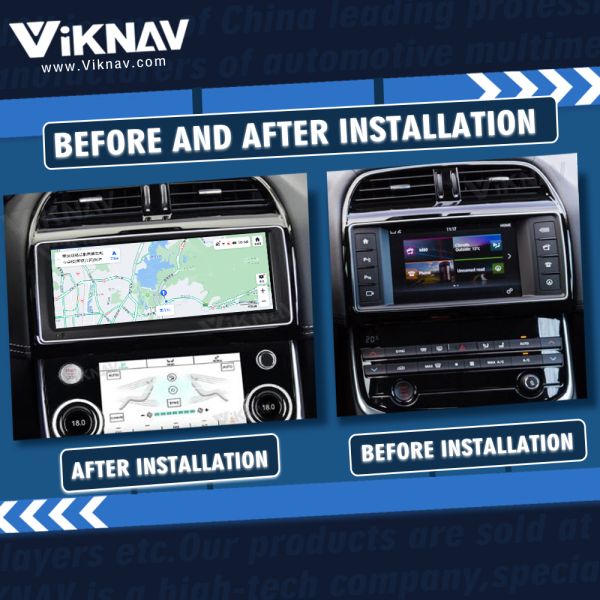 Wirless Android Car Stereo Radio 10.25 Inch For Jaguar F-PACE 2016-2019 Multimedia Player