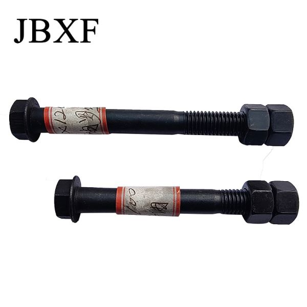 18*180 40Cr Phosphating Gray Excavator Pin Bolt With Double Nuts