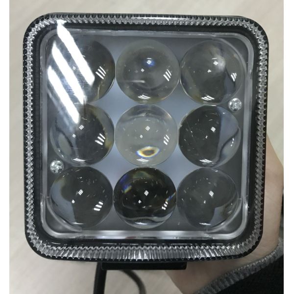 Multi Color 27W 4D LED Vehicle Work Light With 4D Reflector IP 67 Waterproof