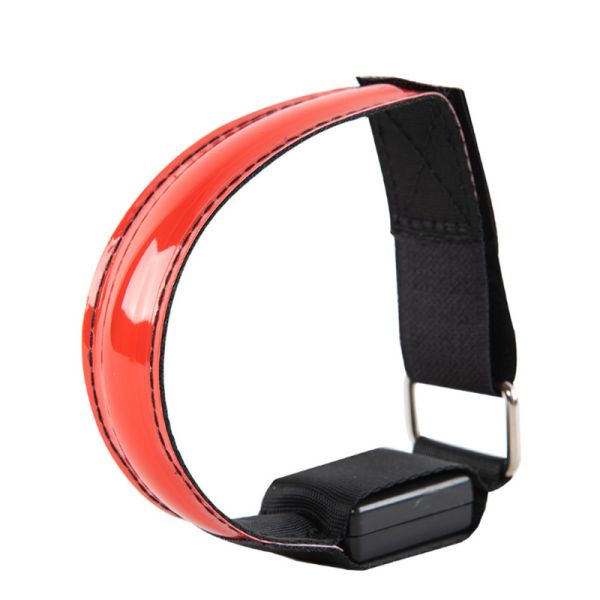 Rechargeable led luminous arm with LED reflective bracelet luminous with fun run outdoor sports running lights