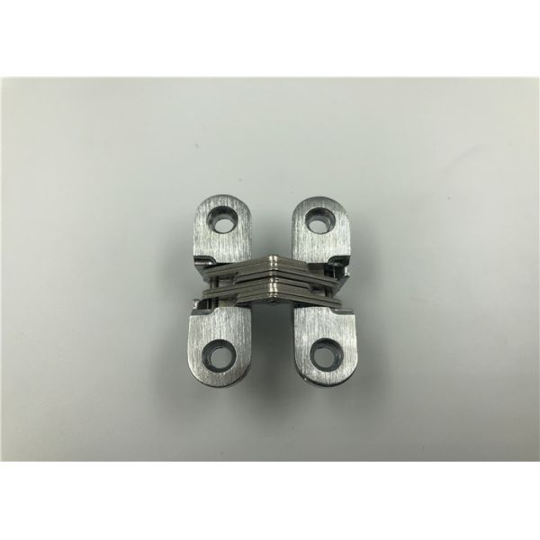 Fire Protection SOSS Invisible Hinge With Satin Chrome Surface Finish