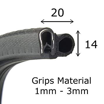 Custom Shape EPDM Black Car Door Sealing Rubber Strip for Automotive Window Sealing System