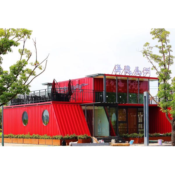 Luxury Prefabricated Expandable Container Room Composite House 40hc