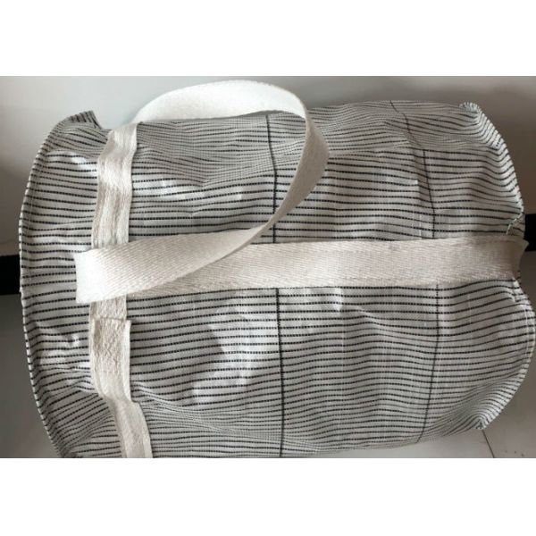 Custom Size Flexible Anti Static Bulk Bags Four Cross - Cornor Loops Available