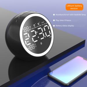 China Small Bluetooth Portable Clock Radio With Dual Alarm Function on sale