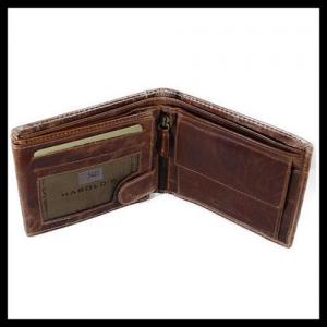 China Wholesale Custom RFID Blocking Genuine Leather Men's Wallet as your require on sale