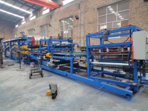China Steel Wall Panel Roll Forming Machine Ceiling  PUF Sandwich Panel Machine on sale