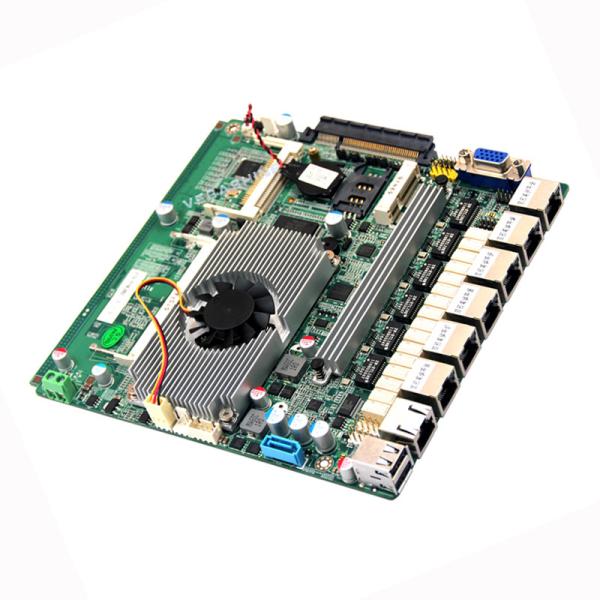Buy Network Security Firewall Motherboard Quad Cores J1900 6 Lan Mini Itx pfsense router at wholesale prices