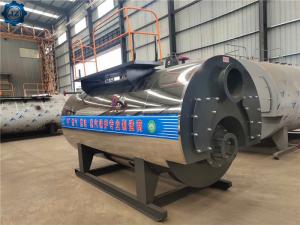 China 2 Ton Horizontal Gas Diesel Oil Lpg Fuel Fired Steam Boiler For Vegetable Oil Refining on sale