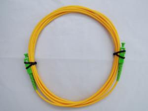 China High dense connection, easy for operation SC APC Fiber Optic Patch Cord for FTTX + LAN on sale