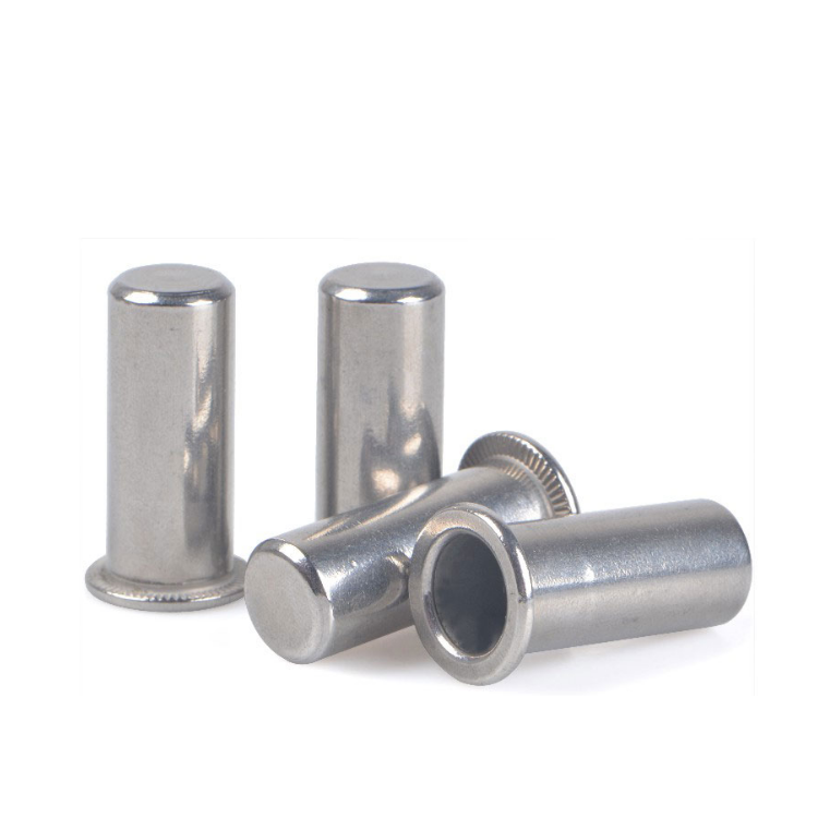 Metric Flat Head Rivet Nut M3 M4 M5 M6 M8 M10 Knurled Stainless Steel for Performance