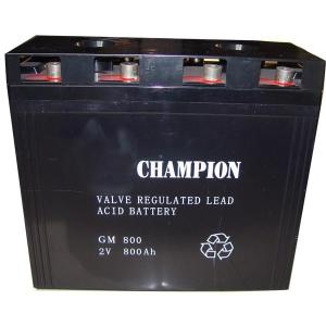 Quality Champion AGM battery 2V800AH Sealed Lead Acid battery Storage battery manufacture for sale