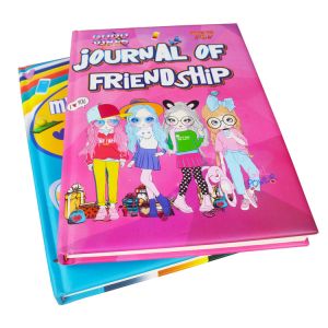 OEM A5 Hardcover Custom Notebook Printing 142mmx210mm Size