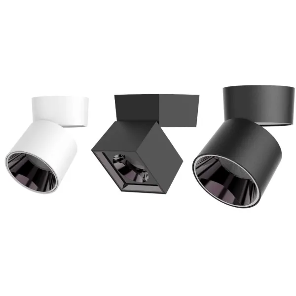 12W LED Down Spot Light Aluminum Ceiling Surface Mount Adjustable Ceiling Surface Mount 7W 12W 18W With Smart Dimming