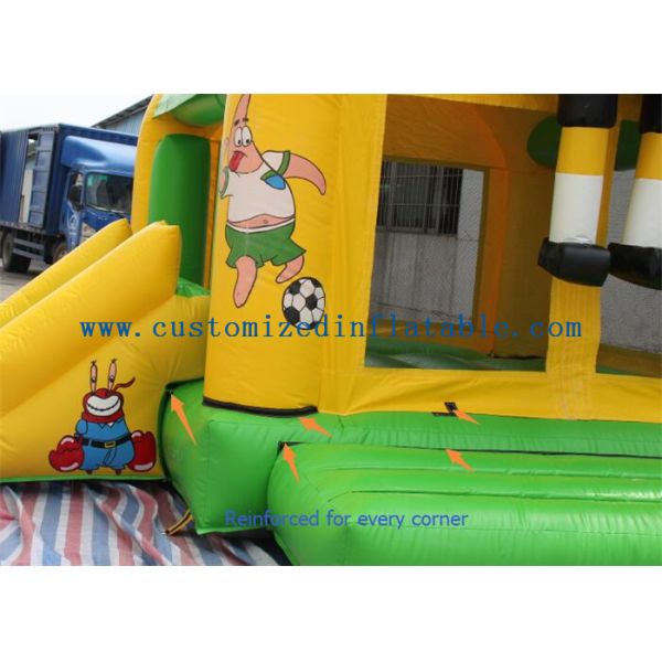Spongebob Inflatable Bounce House Bouncer For Kids Jumping PVC Tarpaulin